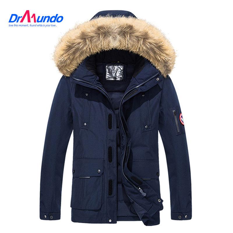 

2020 Winter Ski Jacket For Men Waterproof Thicken Coat Jackets With Real Fur Hood Male Snowjacket Outwear Snowboard Jacket, Red