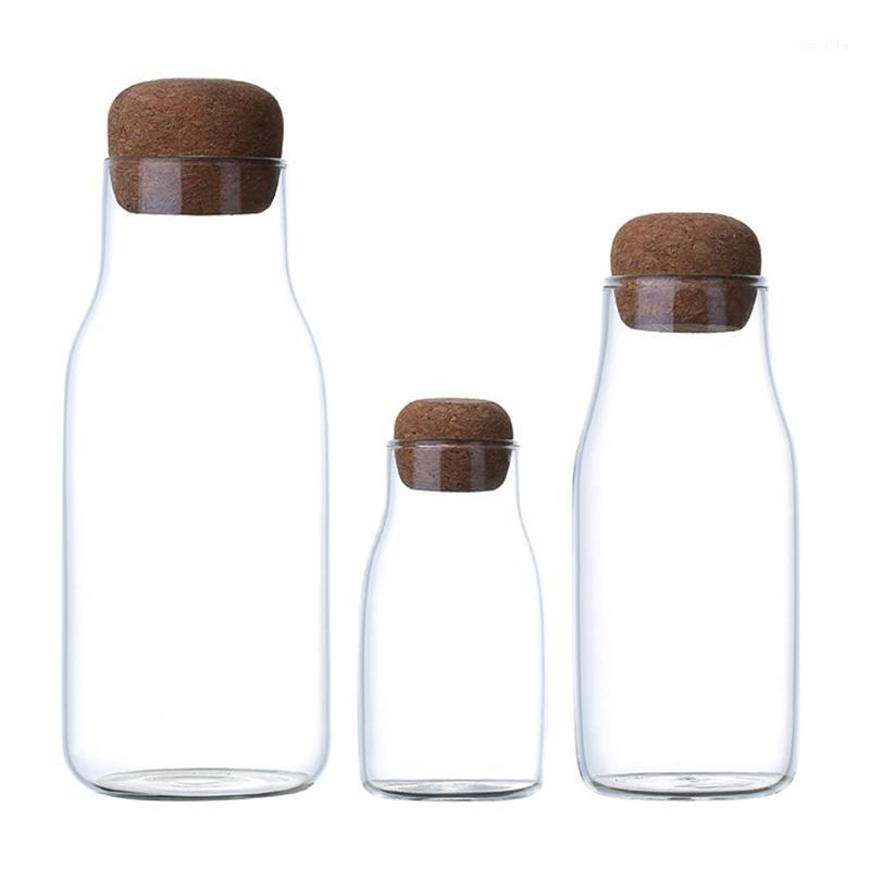 

Practical Glass Grains Storage Tank Portable Storage Jar Sealed Can Container For Home (170ml 330ml 700ml)1