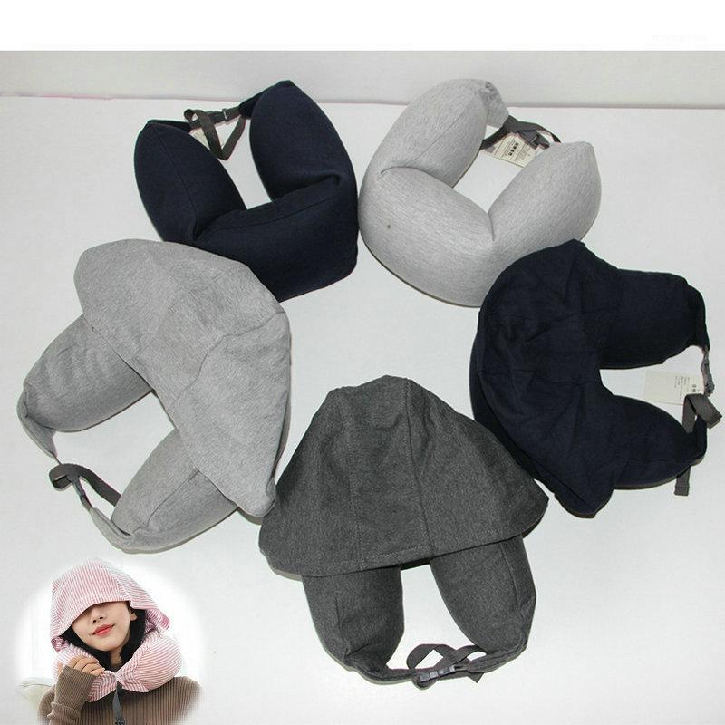 

1pcs U Shape Travel Pillow for Airplane Inflatable Neck Pillow Travel Accessories Comfortable Sleep Pillows1