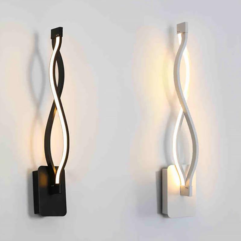 

16W Modern Minimalist Wall Lamps AC85-265V Living Room Bedroom Bedside LED Sconce bathroom wall light Aisle Lighting decoration
