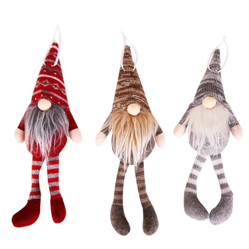 

Christmas Tree Pendant Christmas Figurine Doll Plush Cloth Beautiful Novel Elf Indoor Supplies Xmas Party Gifts