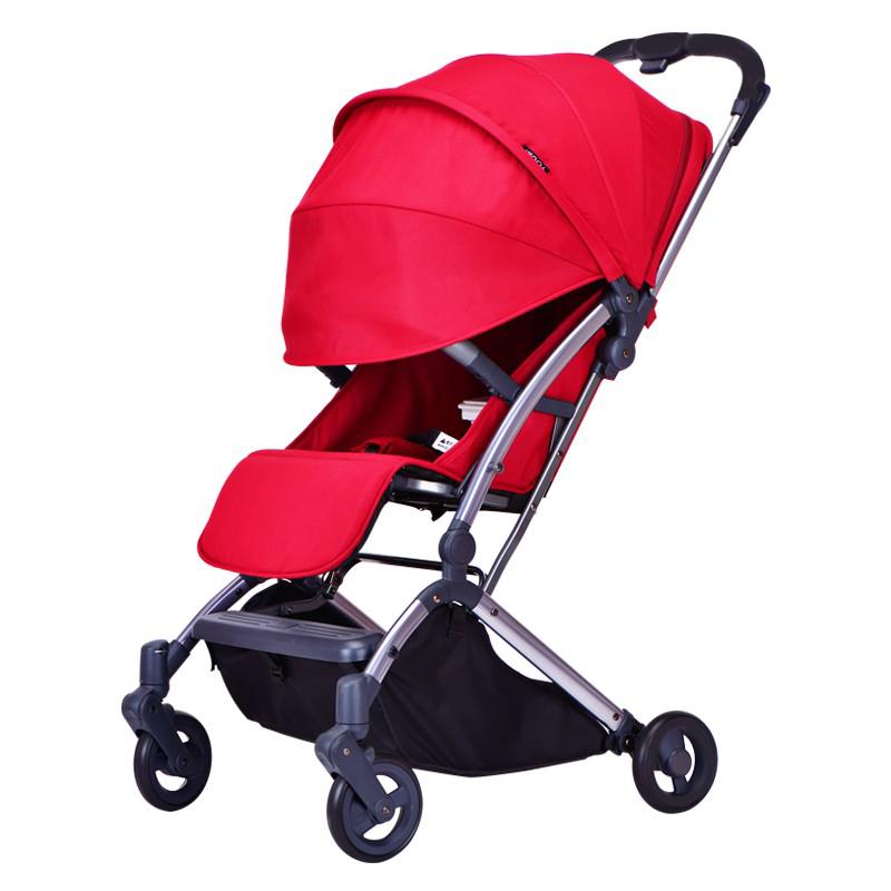 

Baby Stroller Can Sit and Lie Portable Foldable Absorber Baby Carriage on the Plane Trolley Pocket Umbrella Car