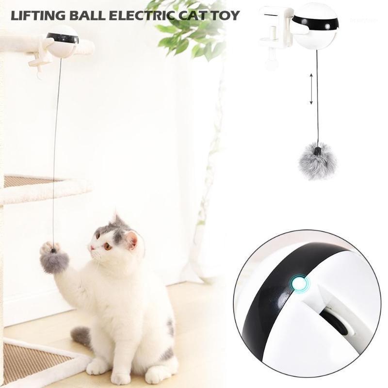 

Funny Cat Teaser Toy Yo-Yo Lifting Ball Electric Flutter Rotating Cat Teaser Toy Puzzle ABS Pet Free Shipping Dropship1