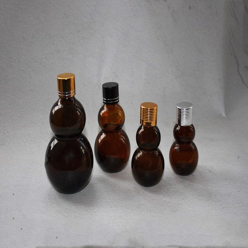 

20ml 30ml 50ml 100ml Toner Bottle Refillable Perfume Bottle Sample Sack Packaging Brown Glass Vial Leakproof Emulsion