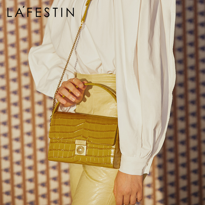 

hbp lafestin new bag women simple handbag shoulder bag fashion highend retro small square bag trend, Gold