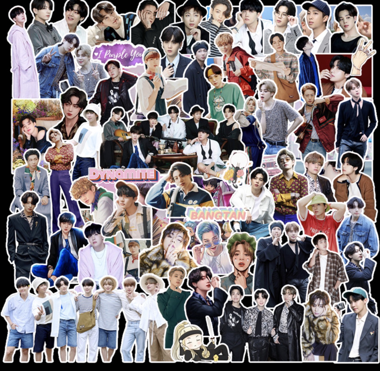 

101pcs/set 20sets/lot bts sticker pack