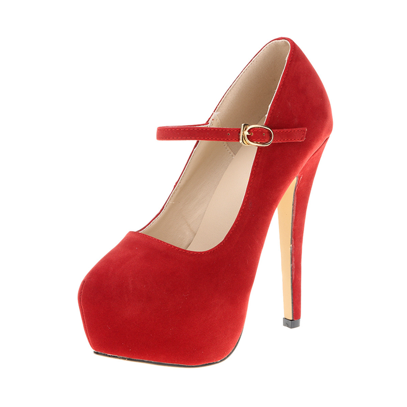 

new 2020 casual spring high sexy heels thin platform black bombs big red size 35-42 NLK-C0040 ICDX