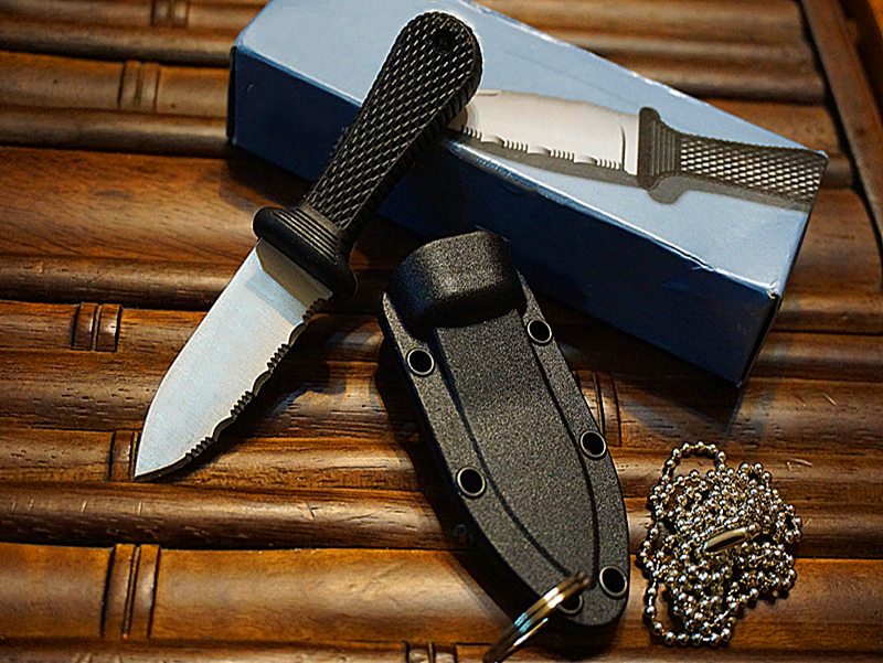 

Top quality Super Edge Knife 42SS includes Rugged Survival Secure-Ex Sheath with Original paper box package