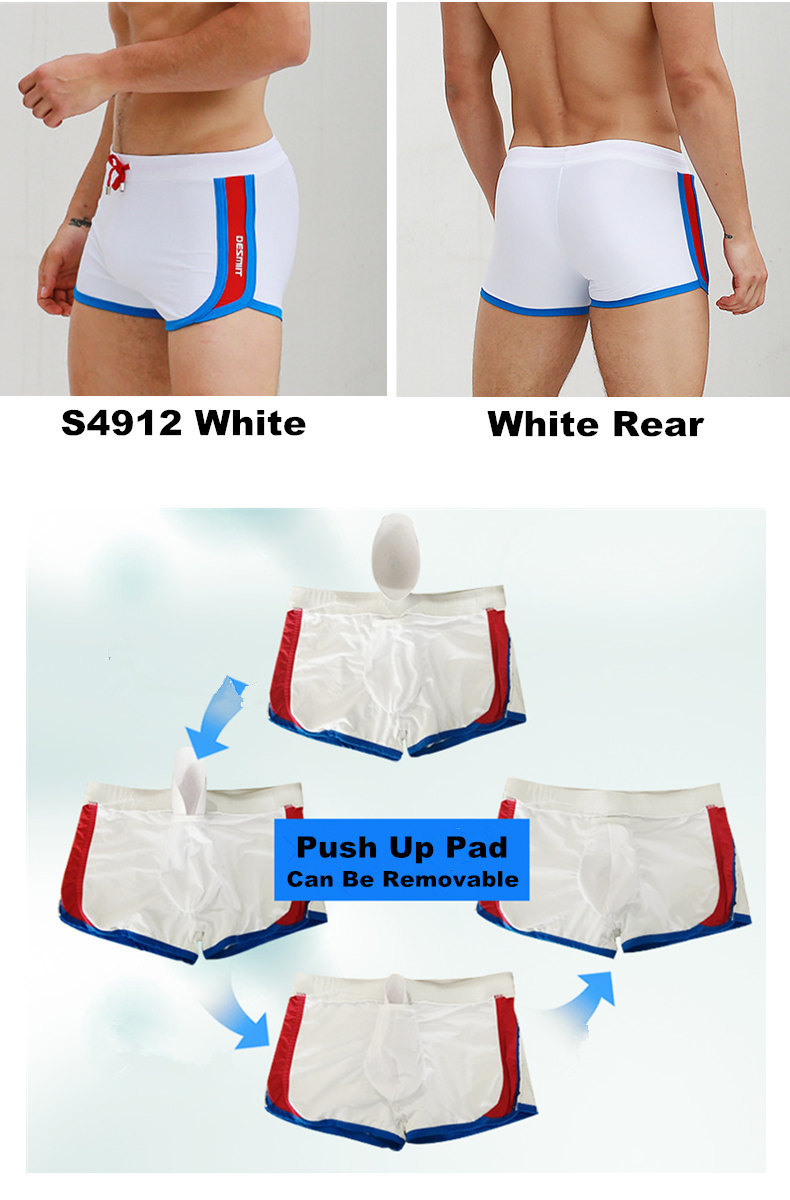 2020 Push Up Pad Men Swimming Trunks Desmiit Swimwear Men Sexy Swimsuit