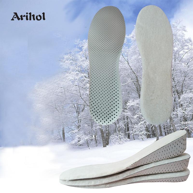 

Height Increase Insoles Winter Keep Warm Wool Felt EVA Heel Lift Insert Shoes Pad Shoe Elevator High Increase 2-4 cm1
