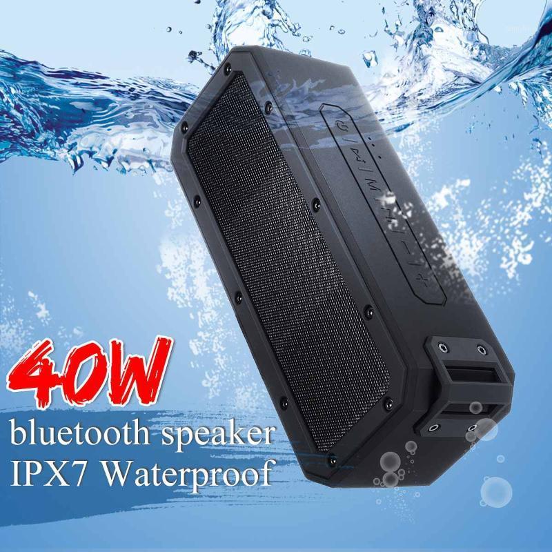 

40W bluetooth 5.0 Speaker Column Portable Speaker IPX7 Waterproof Subwoofer with 360 Stereo Sound Outdoor Speakers Boombox1
