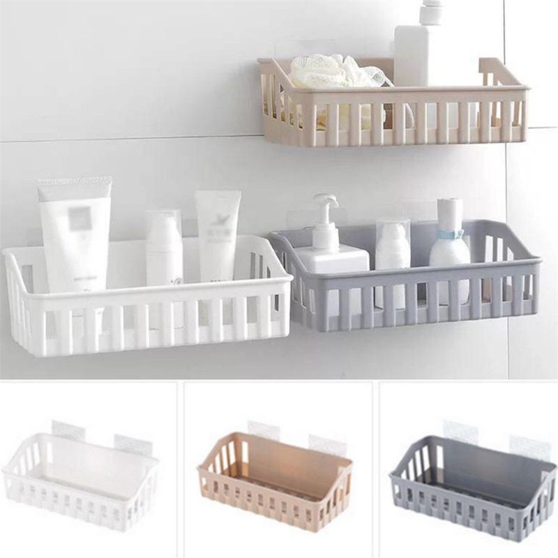 

100% new brand and high quality Bathroom Storage Basket Holder Shelf Shower Caddy Shampoo Suction Cups Bathroom Products