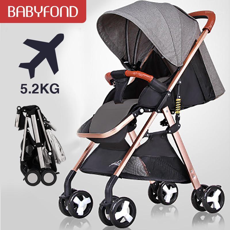 

Fast shipping! lightweight high landscape baby stroller one hand folding baby stroller can be on plane1