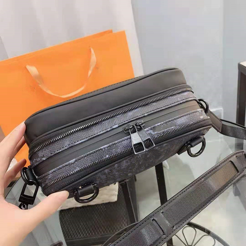 

Small Bread Camouflage Genuine Leather Handbags Shoulderbag Handbag Unisex Shoulder Bags Bag Oblique Cross Men and Women High Quality, Customize