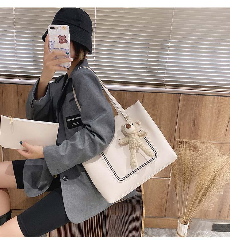 

Women Soft PU Leather Fashion Bag Female Large Capacity Tote Bags High Quality Ladies Shopper Shoulder Bag, 01