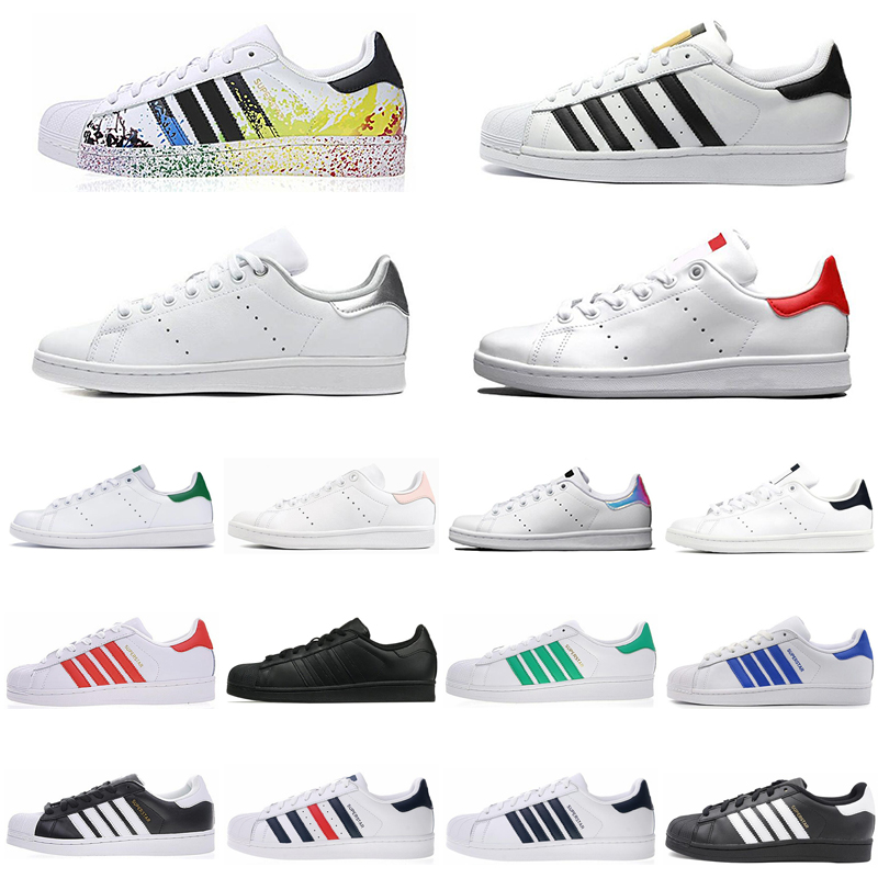 

Fashion Smith White Black Pink Blue Gold 80s Pride Stan Sneakers Women Men Sport Running Shoe Size 36-45