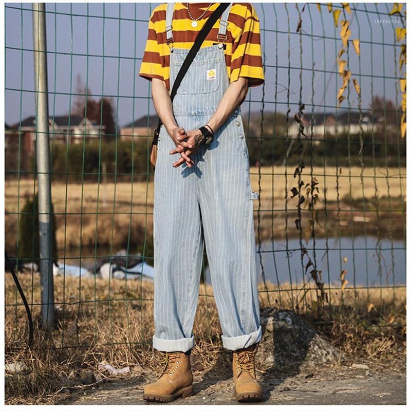 

Hot Overalls Denim Pants Men Spring Men Women Street Wear Full Length Outdoor Camping Hiking Jeans Suspender Trousers1, Blue-1