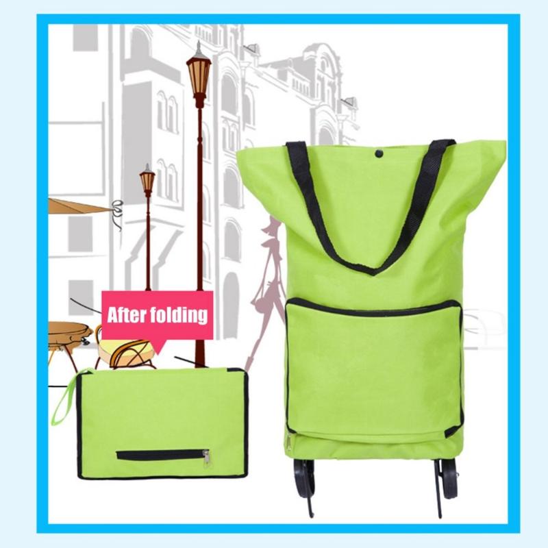 

Multifunctional Waterproof Oxford Cloth Foldable Supermarker Shopping Trolley Wheel Bag Traval Cart Luggage Bag Dropshipping