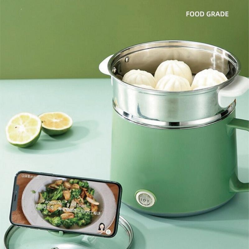 

220V Mini Multifunction Electric Cooking Machine Single/Double Layer Available Hot Pot Multi Electric Rice Cooker Non-Stick Pan