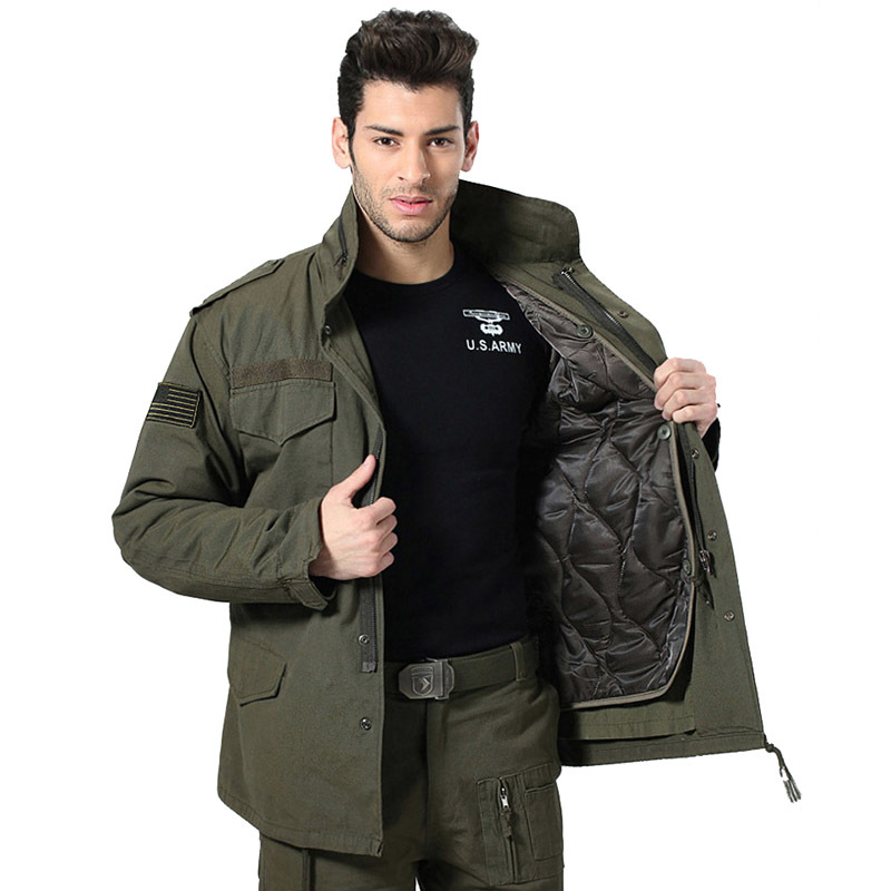 

2021 New Military Men M65 Air Force 2in1 Winter Thicken Bomber Tactical Army Fighter Trench Coat Hood Male Jacket Pilot Kprq, 124tree camo124