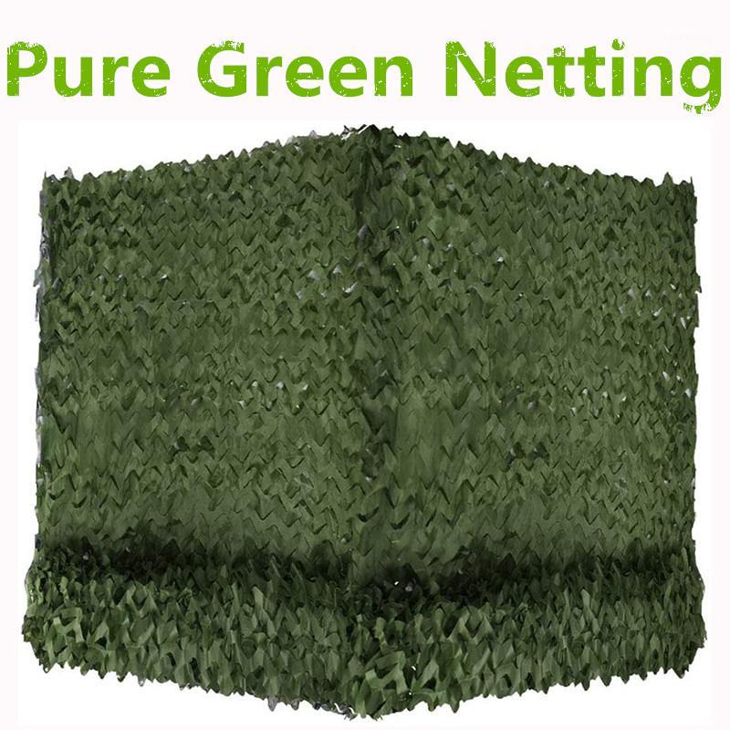 

Pure Green Netting Camping Shooting Hunting Blinds Watching Hide Sun Shelter Camouflage Net Christmas Party Decoration1