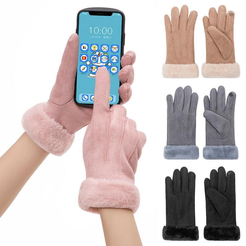 

URDIAMOND New Fashion Women Winter Gloves Warm Mittens Full Finger Female Outdoor Sport Touch Screen Gloves for Ladies1