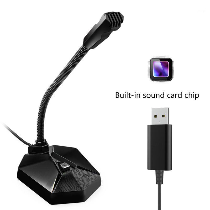 

Gaming Microphone USB 3.5mm Recording Chatting Mic for Desktop PC Computer X3UC1