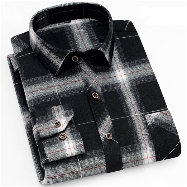 

Aoliwen Mens Plaid Flannel Shirts Long Sleeve Casual Button Down Slim Fit Outfit for Camp Hanging Out or Work casual shirt C1210, Ao6605