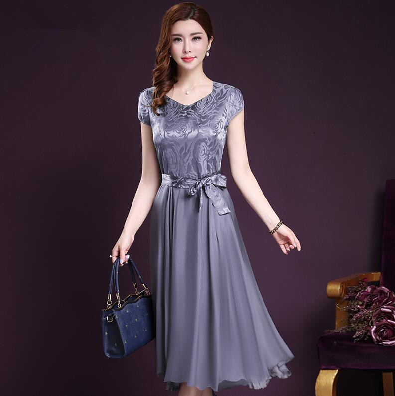 

New Fashion Women of Short Dressed As Slim the Dress Line Plus Size  Q129 Dxh2, Blue