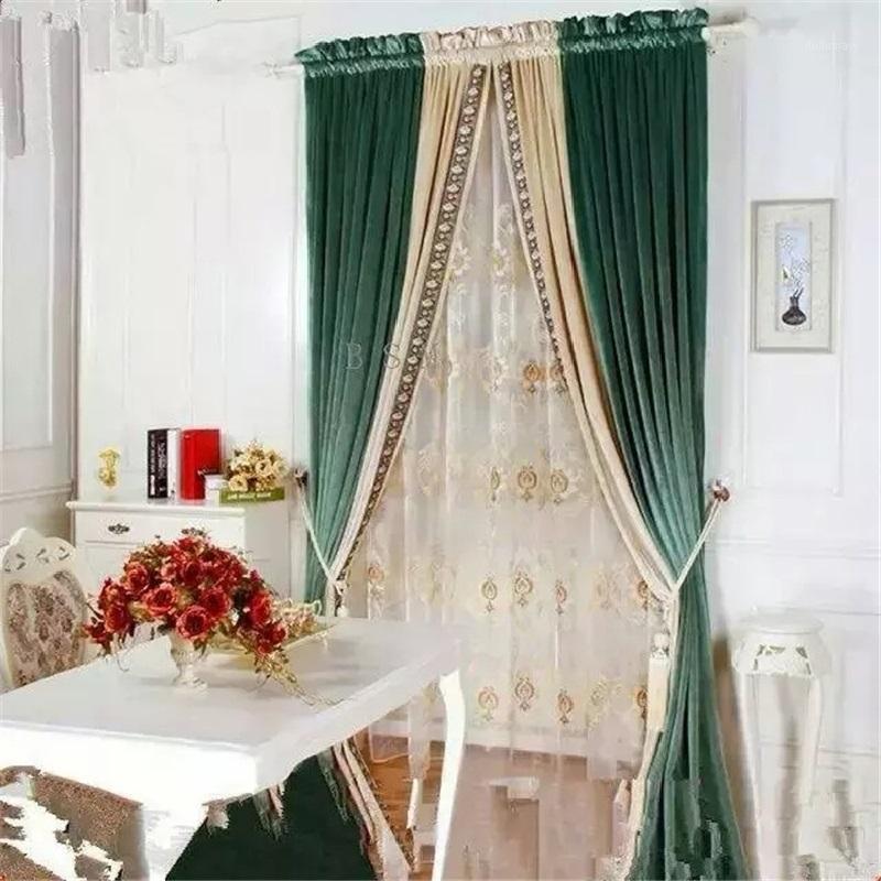 

Premium Italian Velvet Blackout Curtains for Living Room Dining Room for Bedroom Nordic Super Soft Velvet Curtains Custom Made1, Tulle