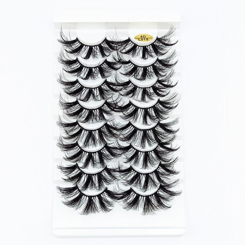 

NEW 5/8 pairs 25mm fake Eyelashes 100% 3D Mink Eyelashes Mink Lashes Natural Dramatic Volume Extension False