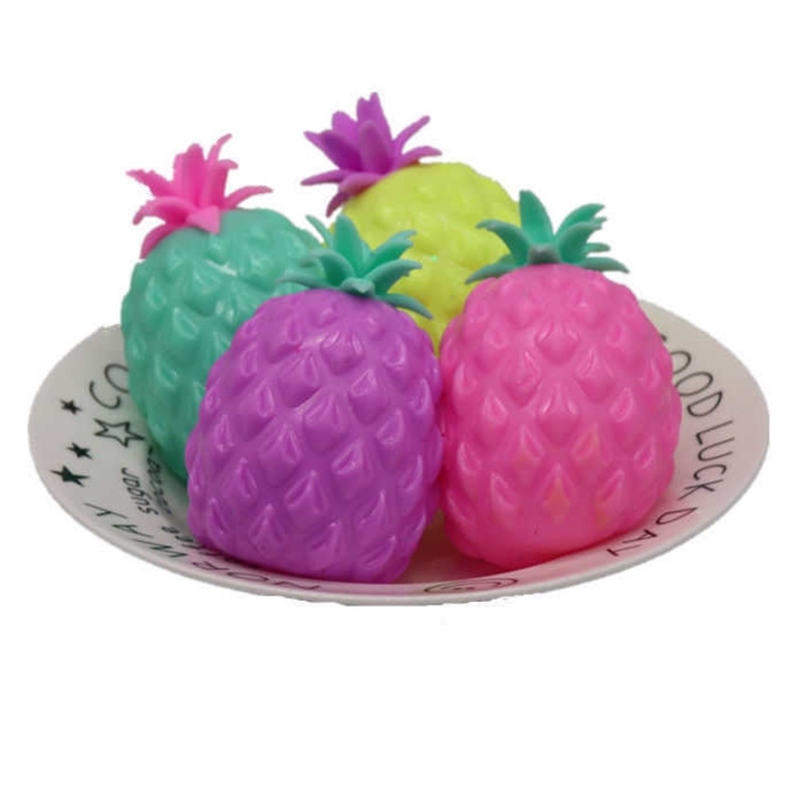 

Pineapple Vent Ball Decompression Toys Fidget Funny TRP Squish Squeeze Stressball Balloon Kids TPR Anxiety Stress Relief Autism Squeezy Toy G58MXXY