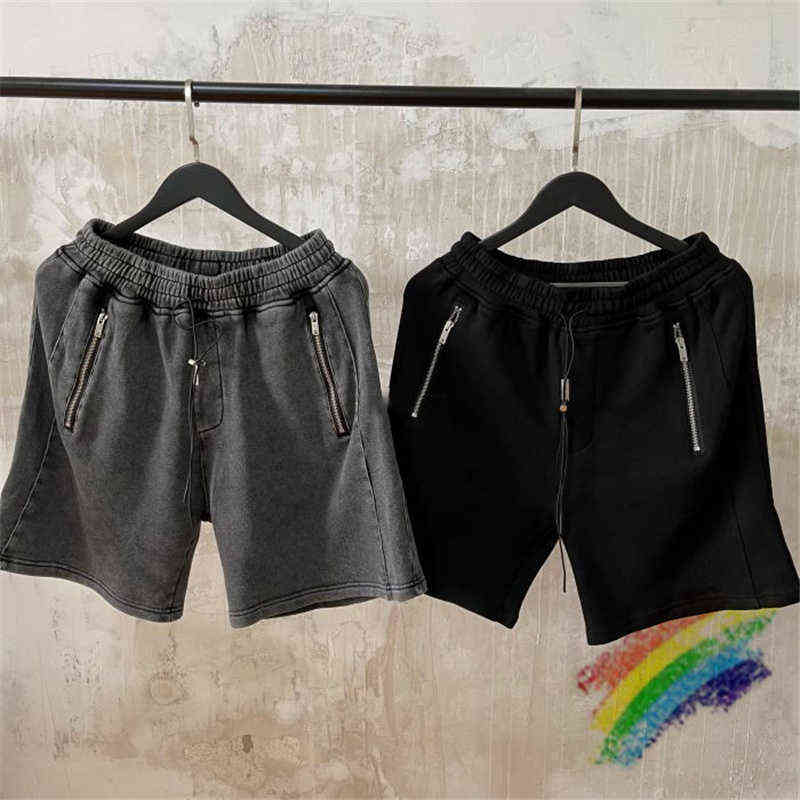 

Vintag Represent Shorts Men Women 1:1 High Quality Washed Represent BLANK Shorts Classic Metal Bar Breeches H1210