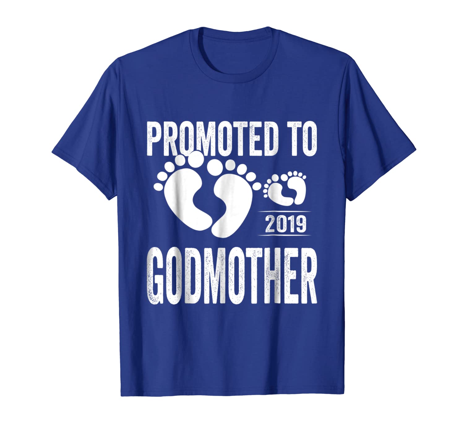 

promoted to godmother 2019 shirt, White;black
