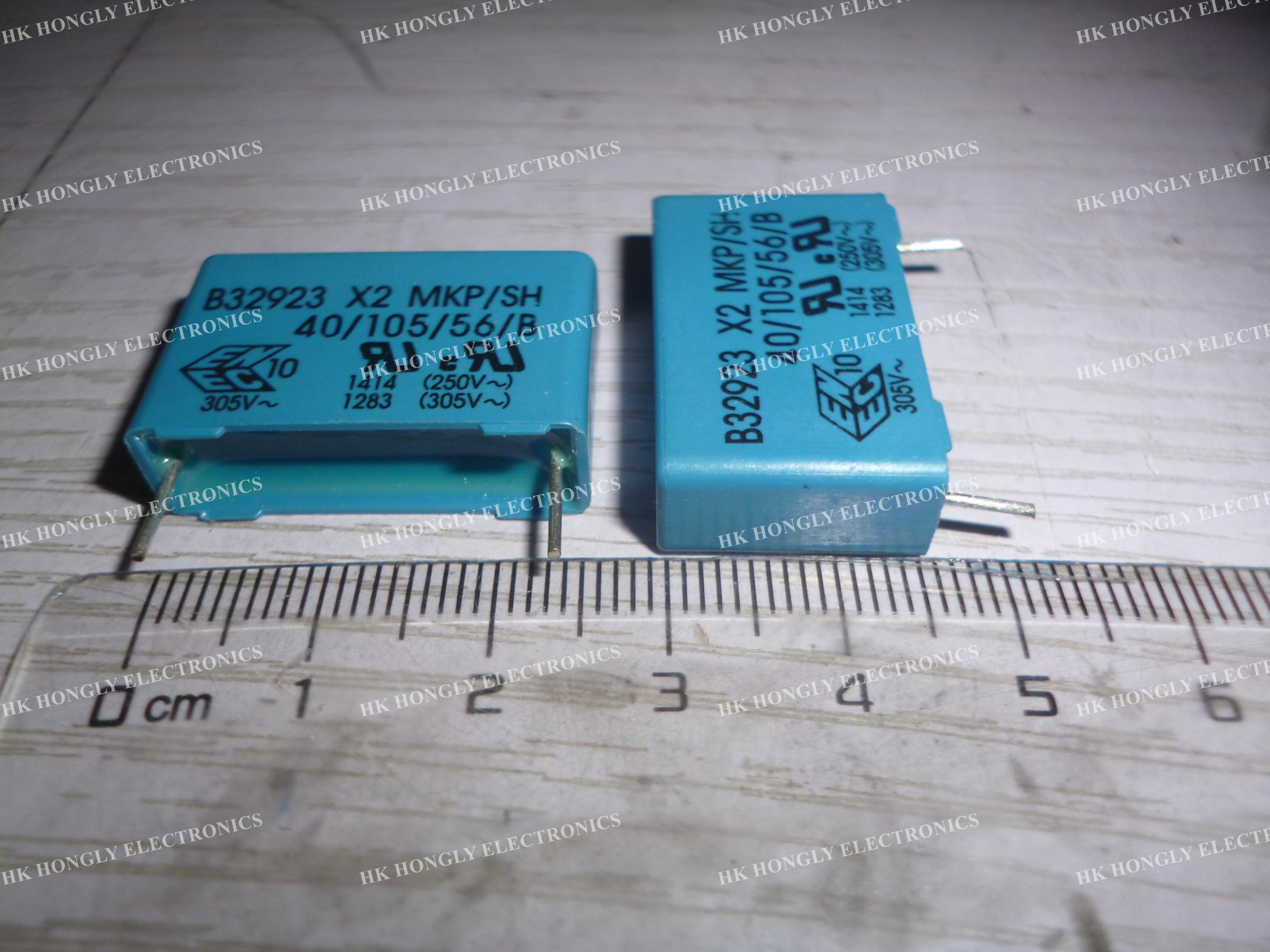 

10PCS B32923 X2 MKP/SH U47 K 10% 305V P=22.5mm 0.47UF MET FILM CAPACITOR