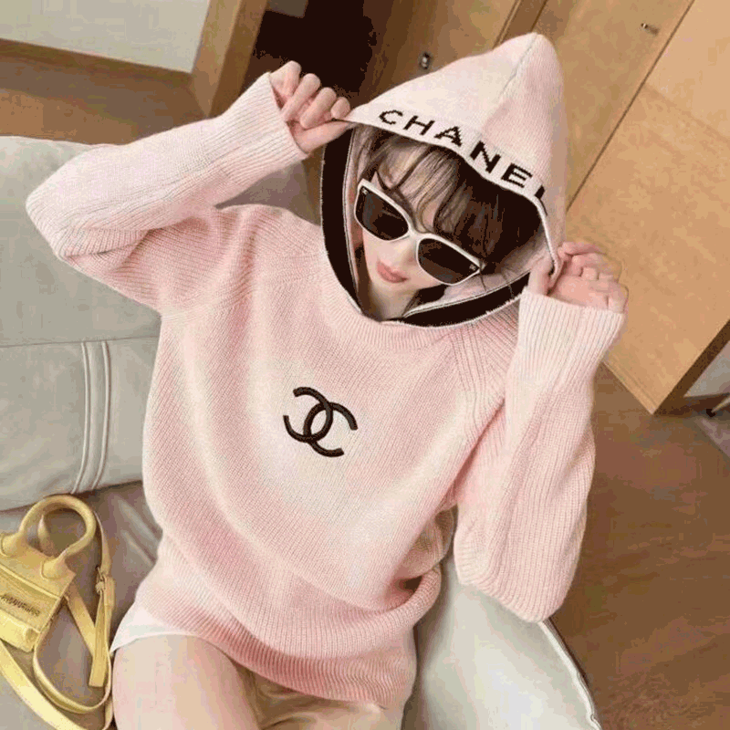 

2021 autumn/winter fashion women's sweaters, party essential style women clothing, christmas gift hoodie knit sweater coat, White;black