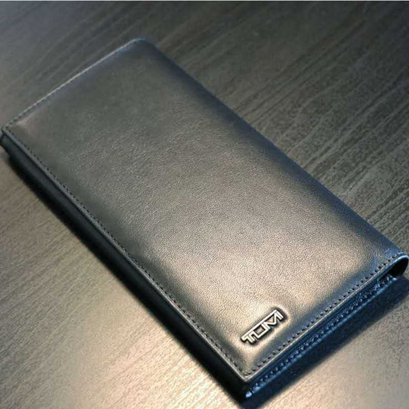 

Tumi Tuming Wallet Top Leather Men's Business Long Vertical Suit Clip Bag