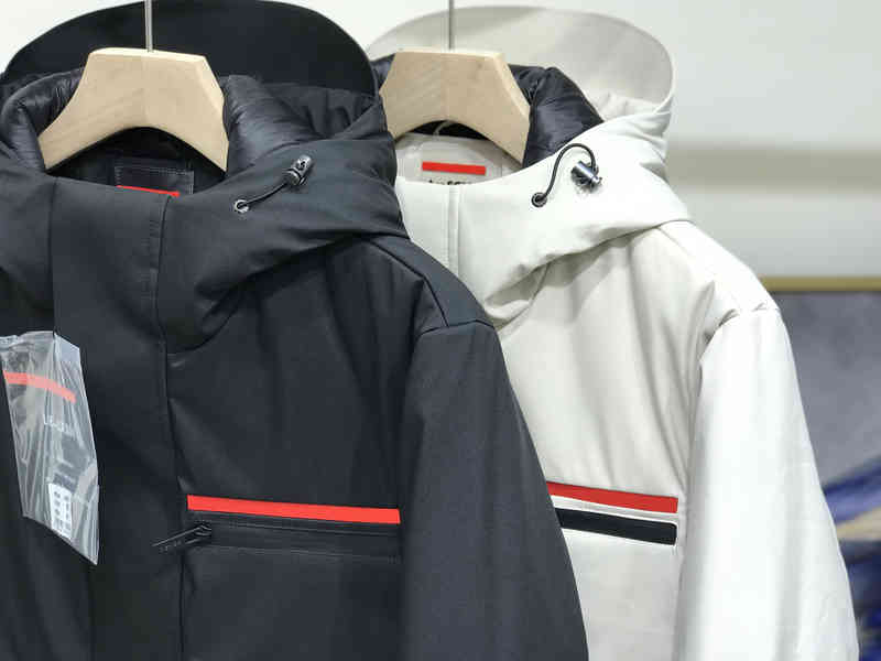

Men's Down & Parkas jackets winter men down jacket casual brand hoodies Windproof warm Perfect details Removable nylon Full filling 90% white duck Classic 3WW6, Beige