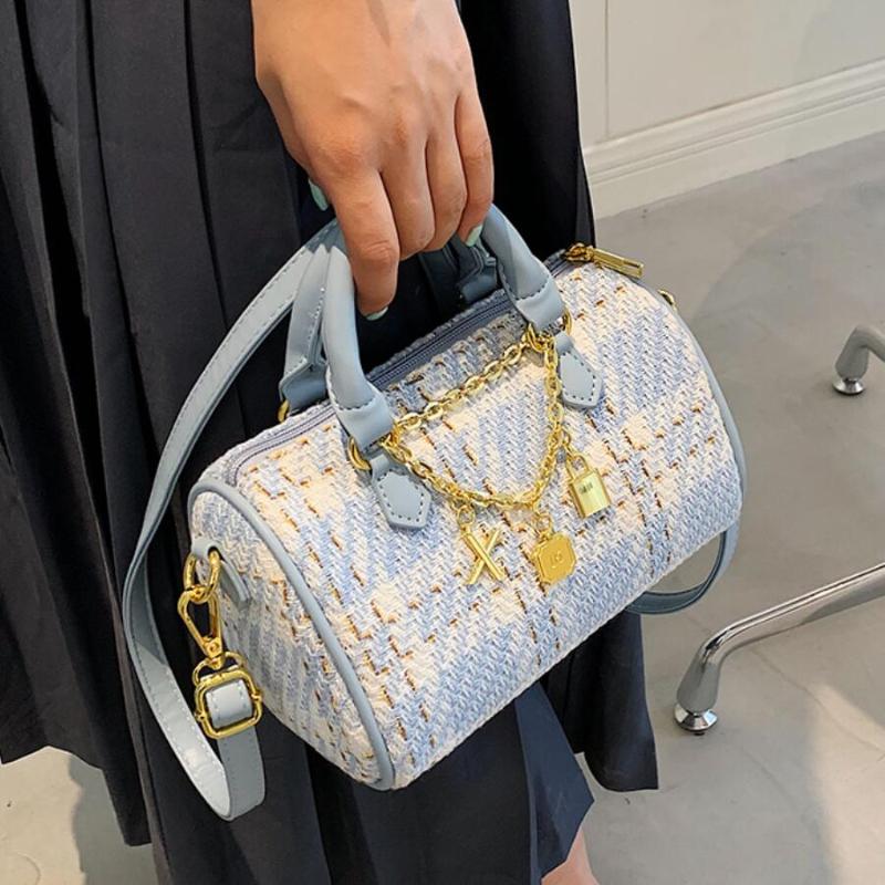 

Evening Bags Small Tote Pillow Bag 2021 Summer Woolen Cloth Women's Designer Handbag Travel Shoulder Messenger Purses