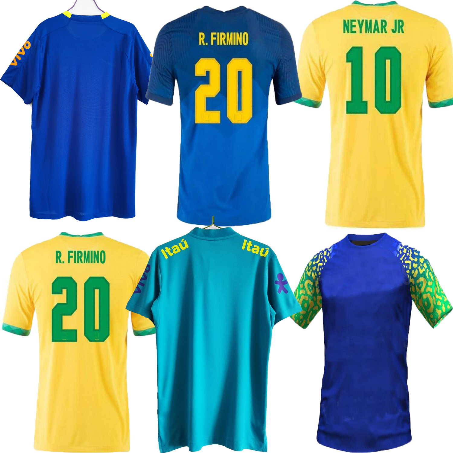 

21 22 brazils Richarlison G.JESUS soccer jerseys home and away camiseta Copa America finals 2021 2022 COUTINHO FIRMINO Marquinhos Casemiro brasil football shirt, Woman