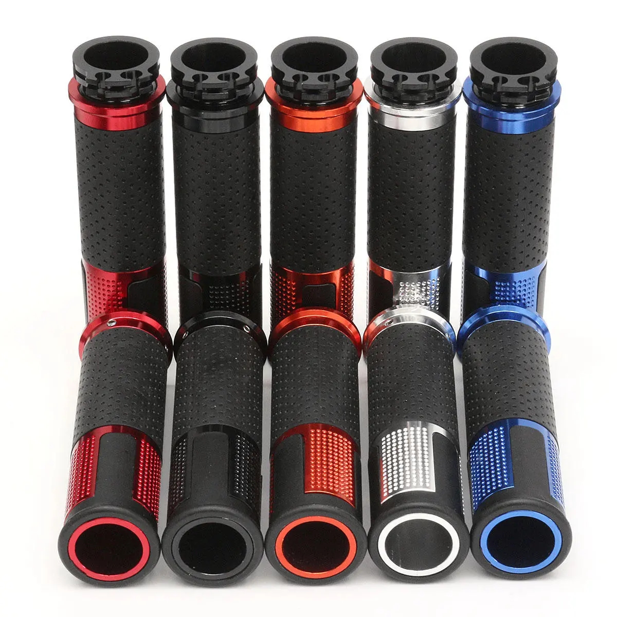 

7/8inch Universal CNC Motorcycle 22mm Handlebar Gel Hand Grips For Honda/Kawasaki