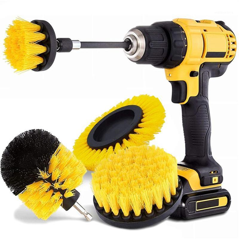 

Car Sponge 5Pcs Electric Drill Brush Scrub Pads Grout Power Drills Scrubber Cleaning Tub Cleaner Tools Kit For Auto Care