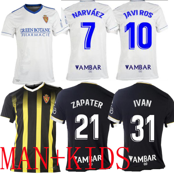 

2021 2022 Real Zaragoza FRAN GAMEZ Soccer jersey ZAPATER Third VAZQUEZ POMBO SHINJI KAGAWA Football shirts JAVI ROS L. SUAREZ camiseta de fútbol Men kids kit, Away kids