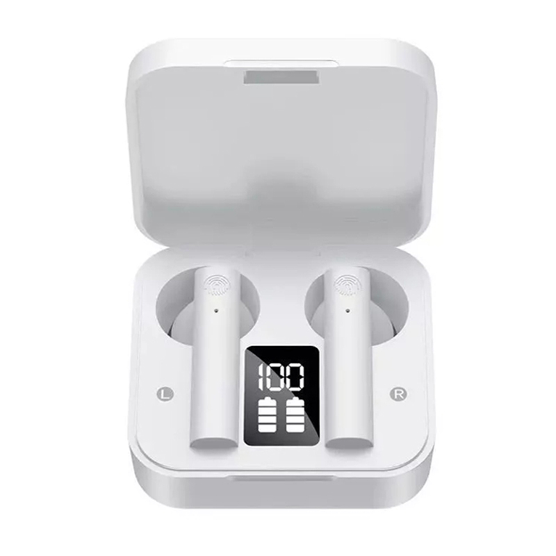 

econic Noise reduction bluetooth earbuds with LED charge chamber display power bluetooth 5.0 tws headphones 20hours of endurance earphones