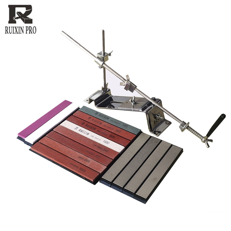 

Knife Sharpener Angle Guide Kitchen Accessories Ruixin Pro iii Professional Sharpening System diamond sharpening stone whetstone 210615
