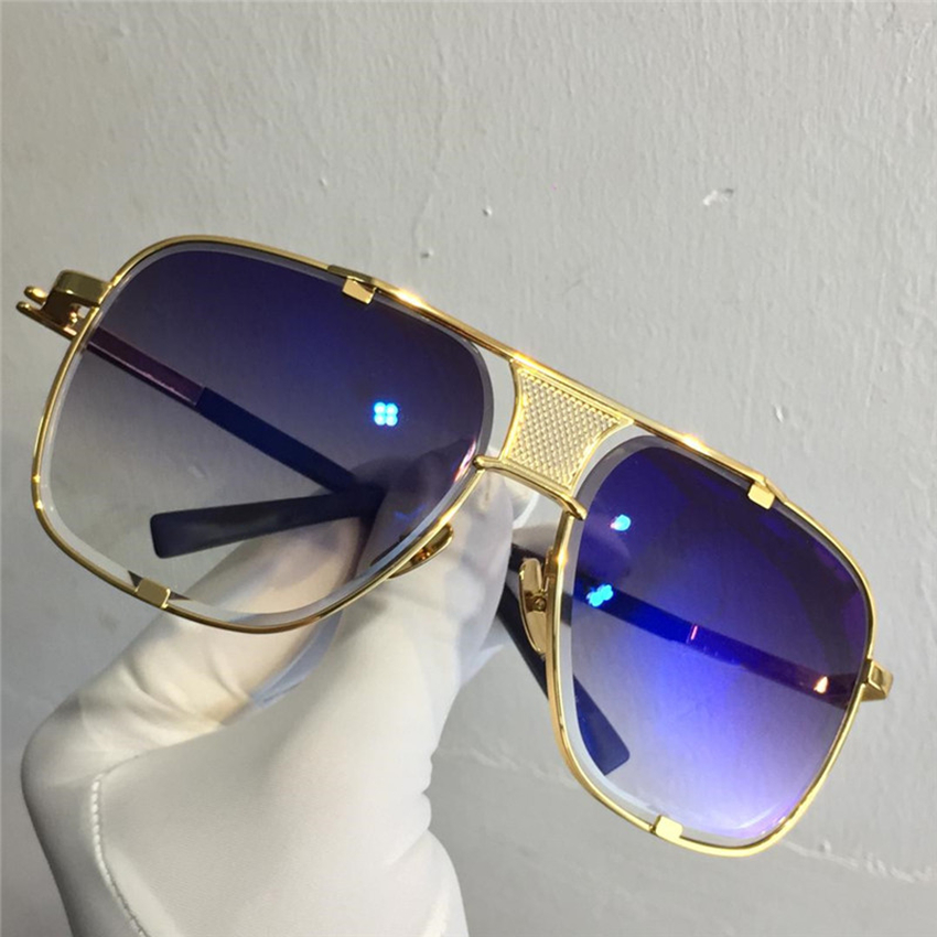 

Summer Sunglasses For Men Women sun glasses M FIVE style Anti-Ultraviolet Retro Plate Full Frame fashion Eyeglasses Random Box