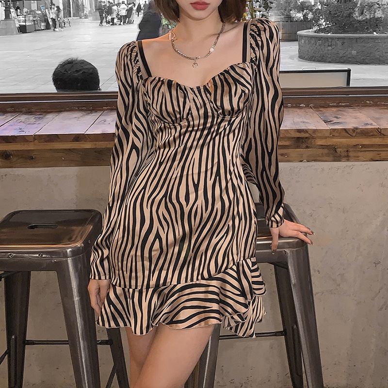 

new 2021 come fashionable street style party dress 4rev, Black;gray