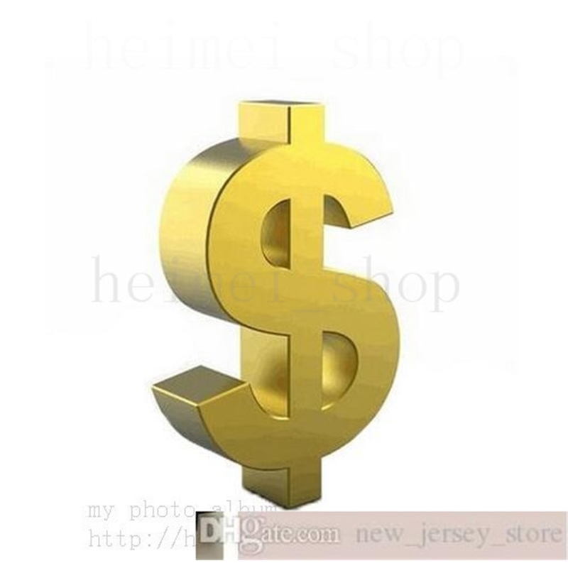 

2021 Extra Fee cost just for balance of order Customize Personalized Custom Jersey Product Pay Extra Money 1 Piece=1USD, Black