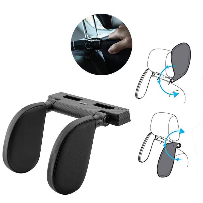 

Seat Cushions Adjustable Car Headrest U-shaped Neck Pillow Cushion PU Pad For Kids Adults Travel Sleeping Cush