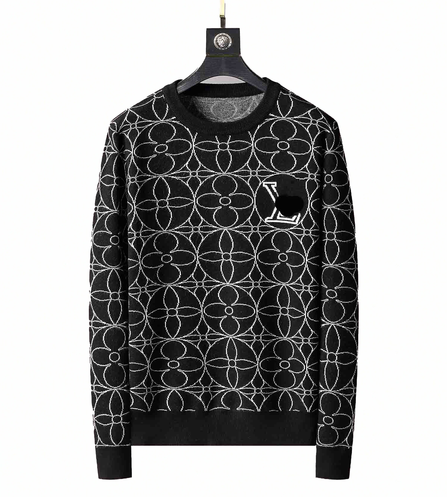 

Mens Womens Designer Sweater Letters Pullover Men Hoodie Long Sleeve Active Sweatshirt Embroidery Knitwear Winter Clothes FF, White;black